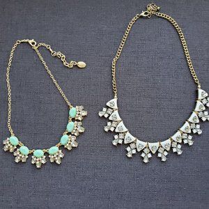 Stella & Ruby Statement Necklace  and White Statement necklace